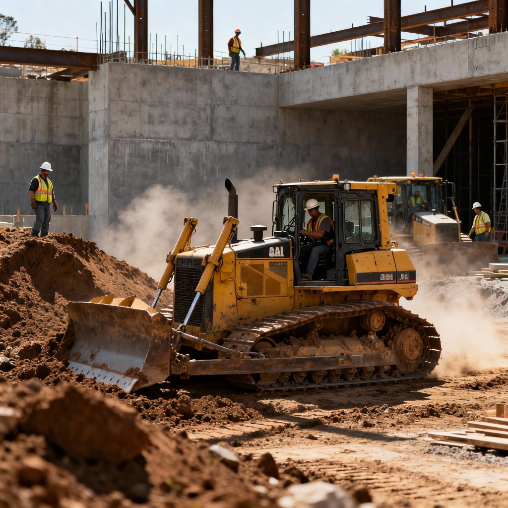 heavy-equipment-industry-with-bulldozers-and-construction-machinery-at-a-work-sit
