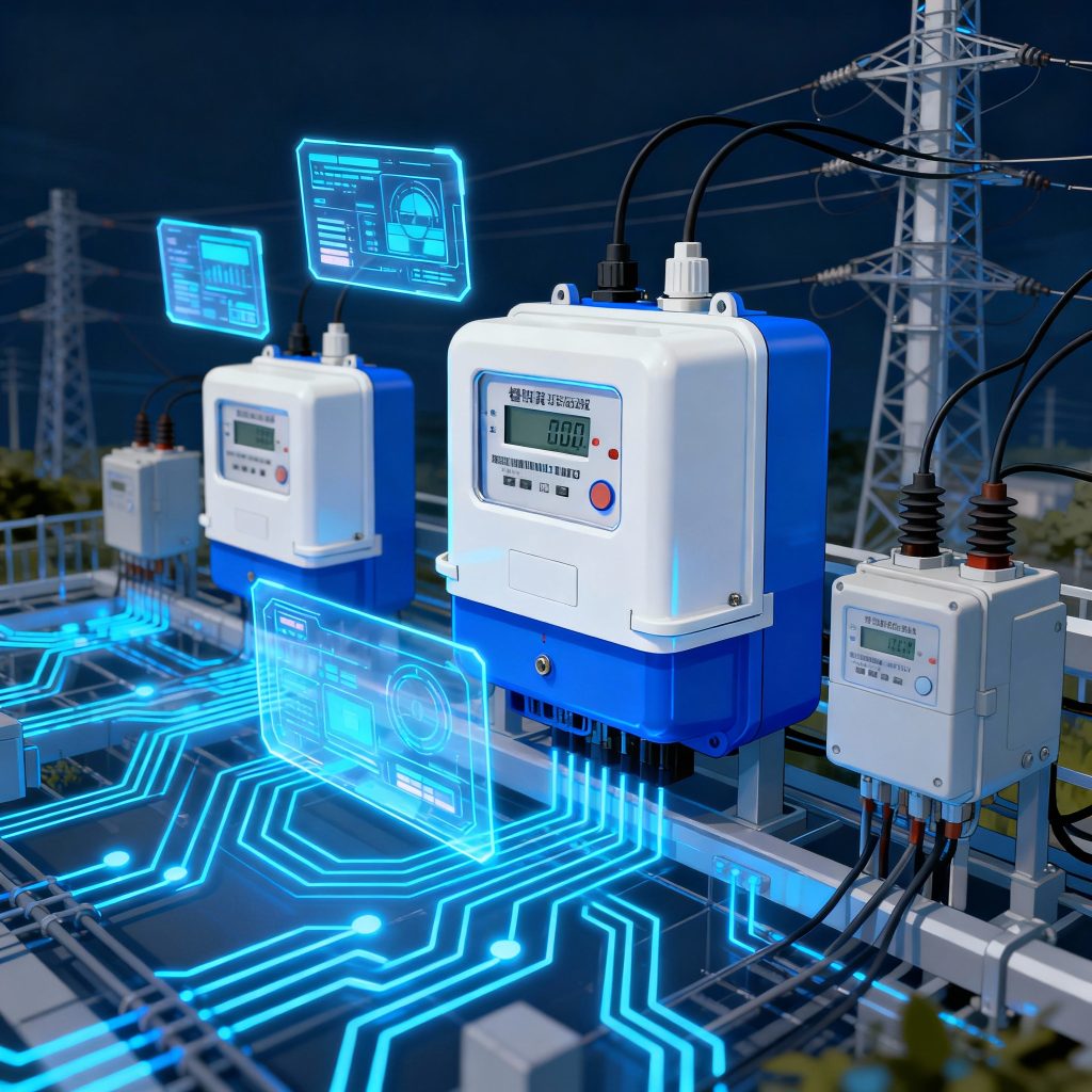 smart-meters-and-electric-grid-with-digital-monitoring-system
