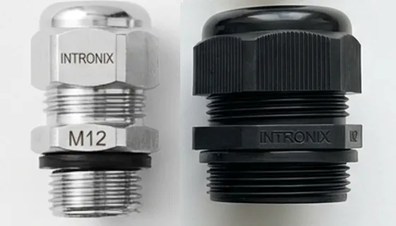 Panel Mount Cable Gland — Metal and Plastic